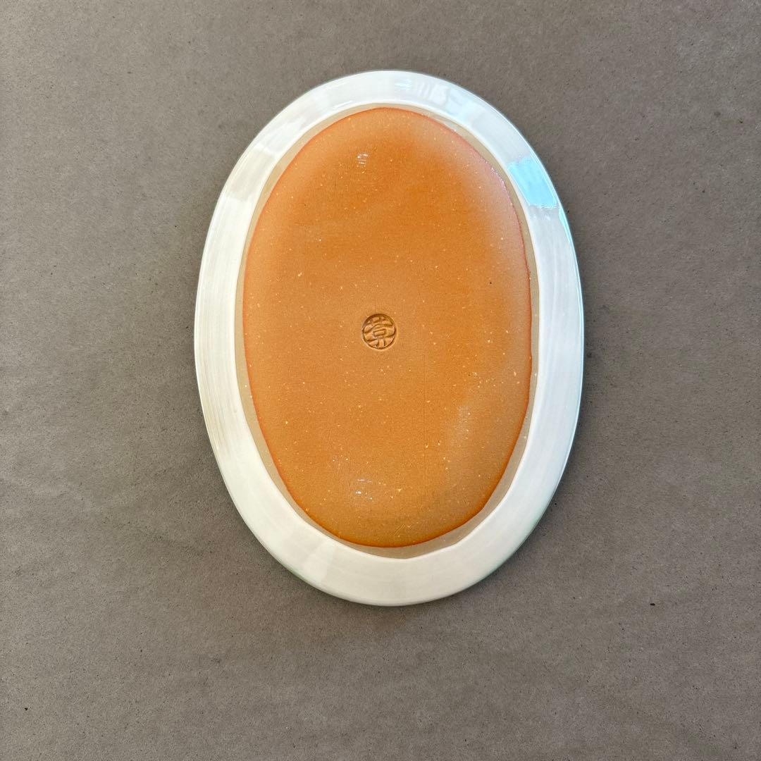 《ほぼ新品》美品　陶あん　京焼　清水焼　銘々皿　福寿草　色絵付け　陶葊　皿