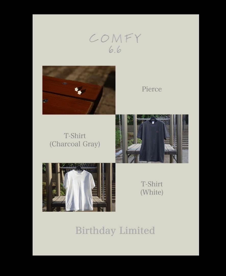 Tシャツ comfy 岩岡徹