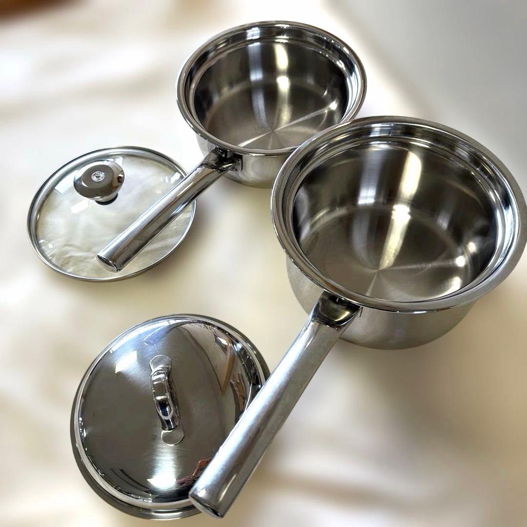 アサヒ軽金属 プリンセス鍋セット蓋付き