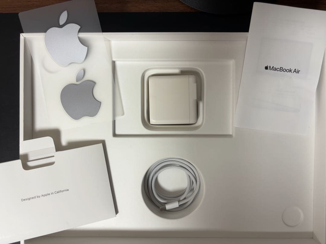MacBook Air スペースグレイ　512GB 最大バッテリー容量98%