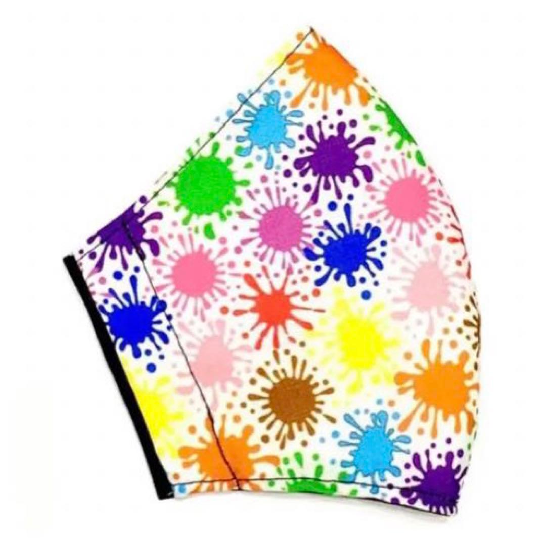 No.537 オーダーマスク　ハンドメイド　インク　ペンキ　ゲーム　スプラ