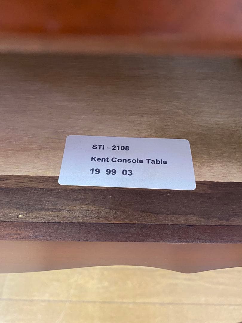 東海家具 ケント コンソール テーブル 飾り棚 花台 猫脚 インテリア