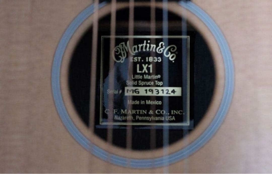 m*i様 Martin LX1 リトルマーチン　アコースティックギター