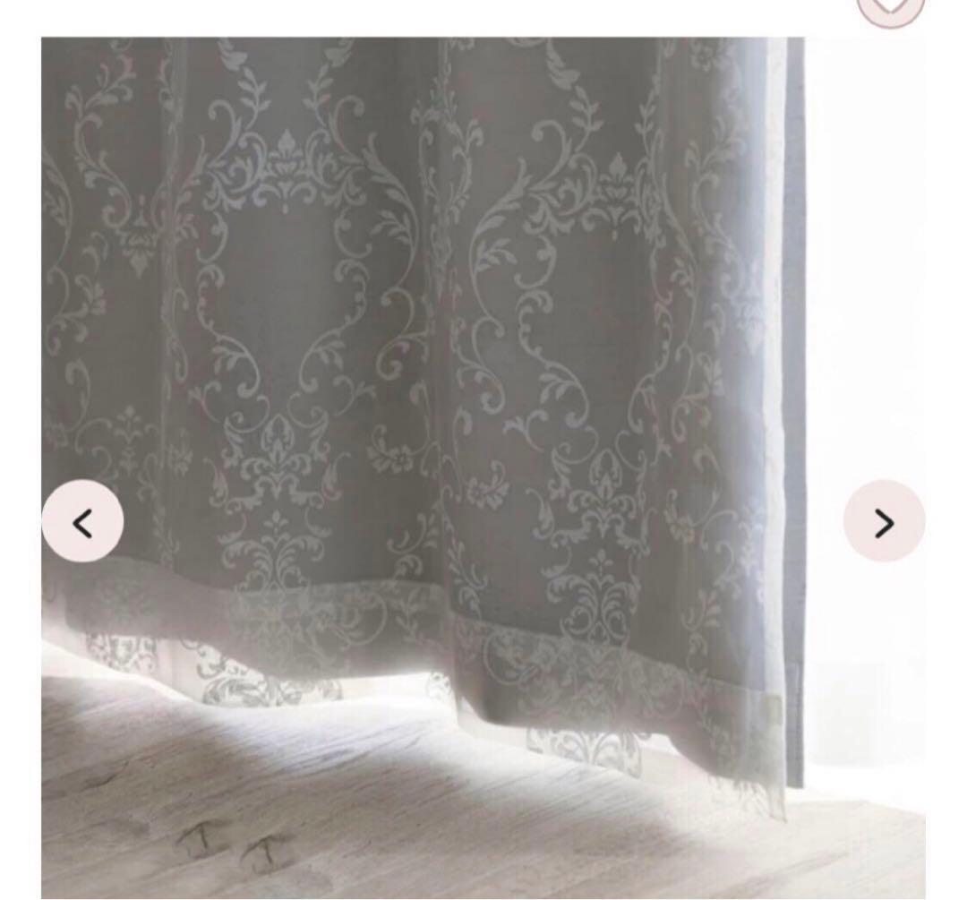 レースカーテン　フランフラン　二枚セット