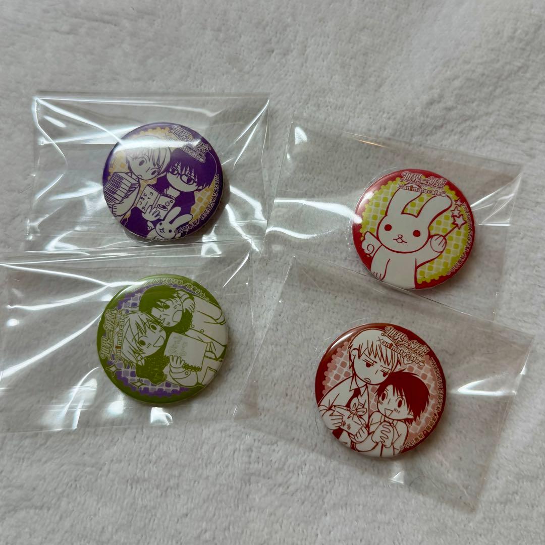 世界一初恋&純情ロマンチカ　アニメイトカフェ限定　缶バッジ8点
