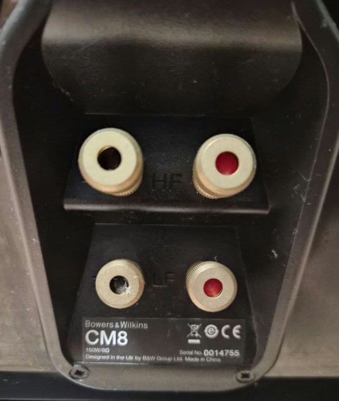 B&W Bowers & Wilkins CM8 ピアノブラック スピーカー