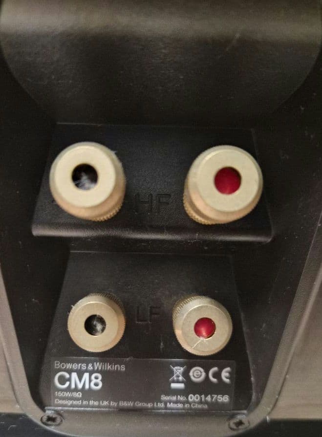 B&W Bowers & Wilkins CM8 ピアノブラック スピーカー