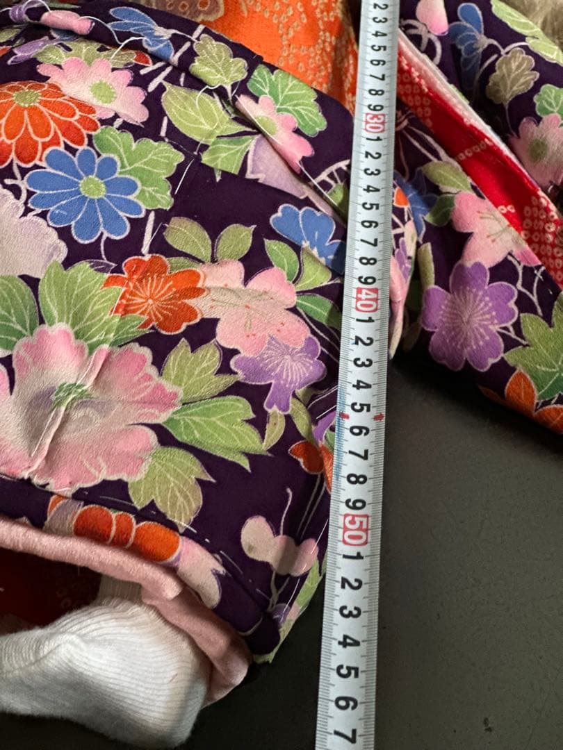 最終お値下げ‼️可愛いすぎます！ビスクドール　花柄お着物の青い目の金髪人形