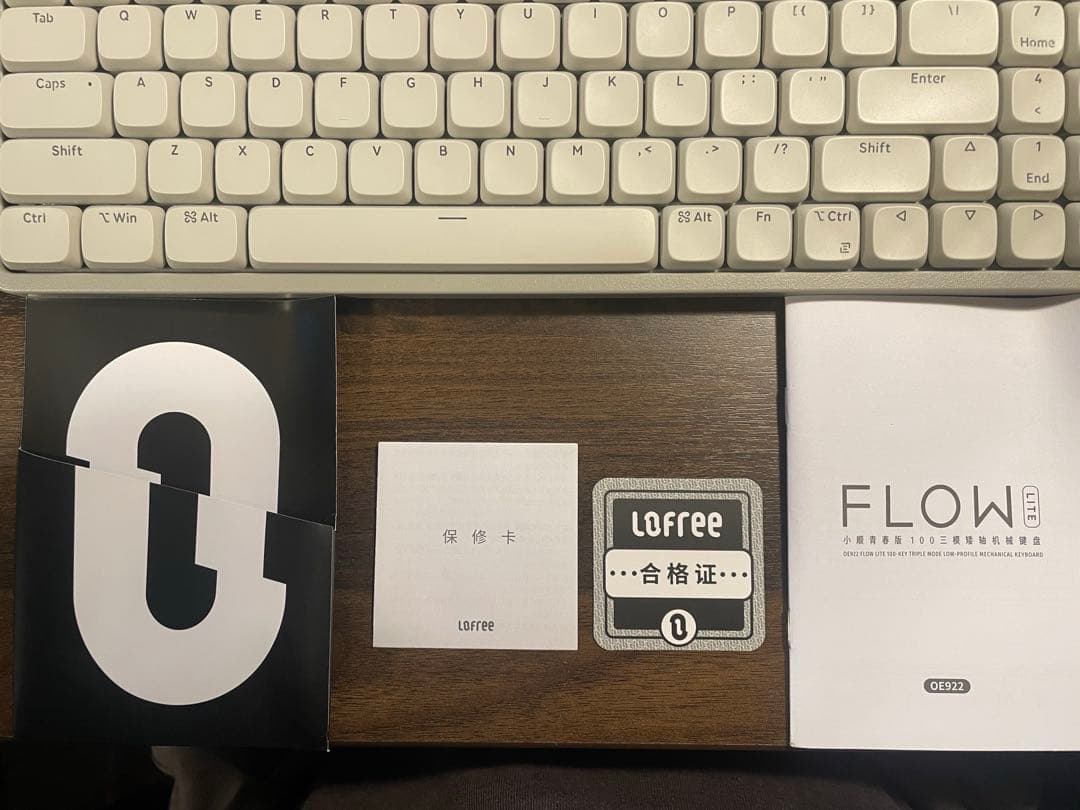 【あや】Flow Lite 100キーロープロファイルメカニカルキーボード