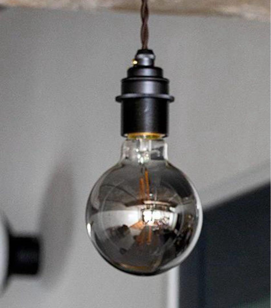 1灯ペンダントライト　黒　3台セット販売　LED電球付き