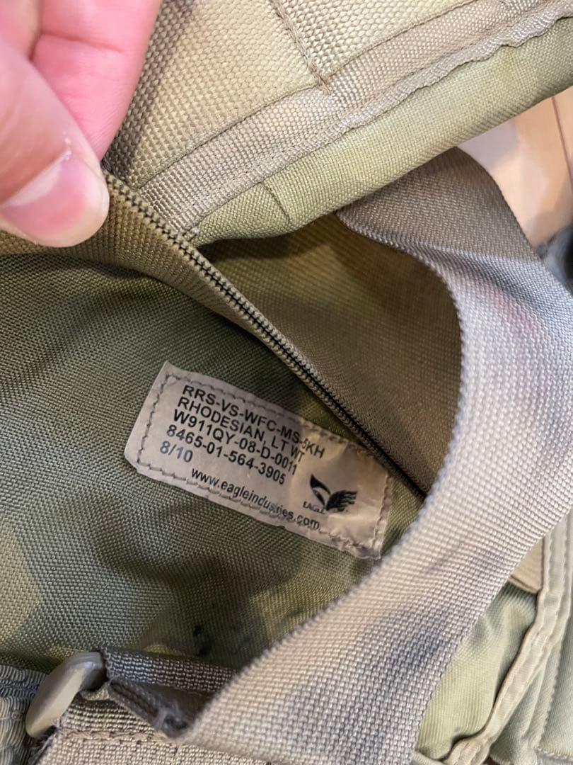 実物 Eagle製　ローデシアンリーコンベスト(RRV)