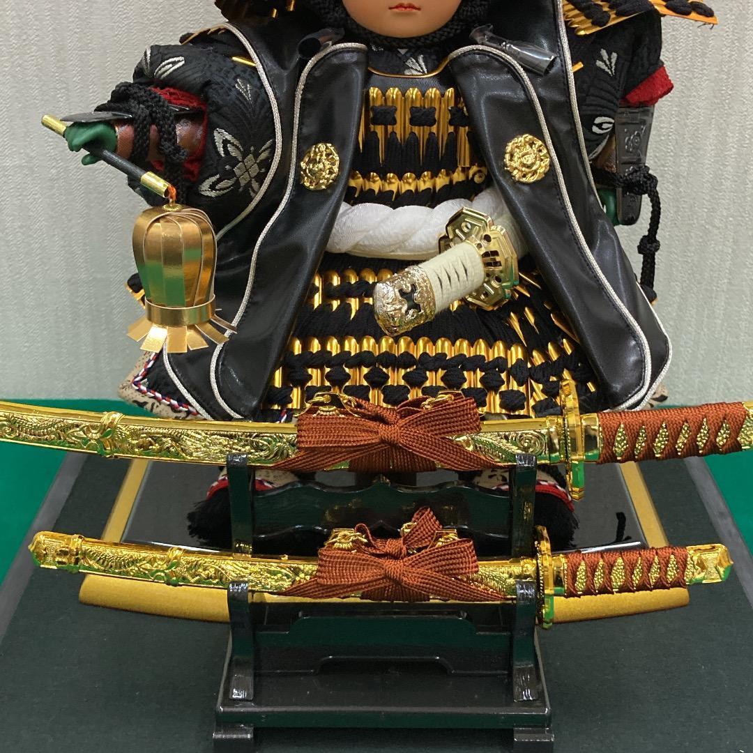 訳あり特価　KS5 上杉大将ケース入り　5月人形ケース　大将ケース　鎧兜大将