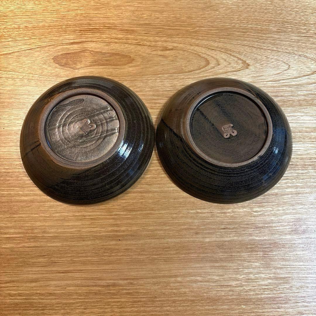 小石原ポタリー　浅鉢2枚と平皿4枚の6枚セット