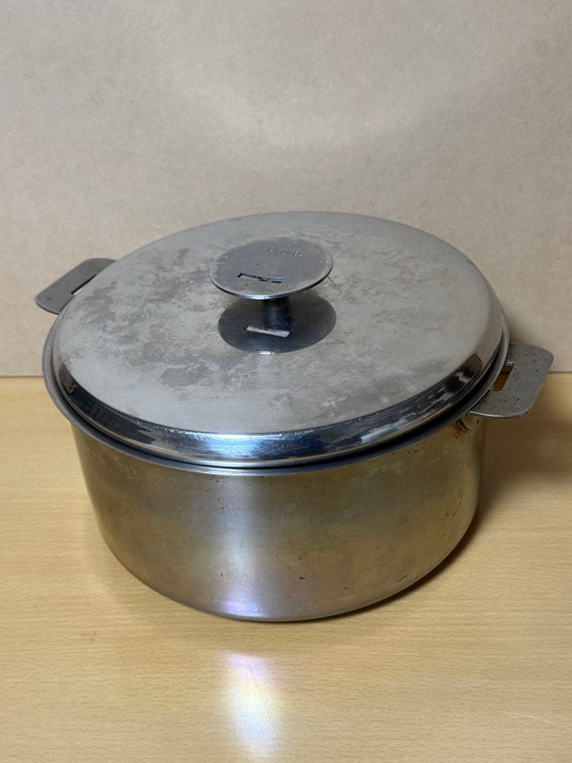 CRISTEL　クリステル　22cm　 両手鍋　ステンレス 両手鍋 中サイズ