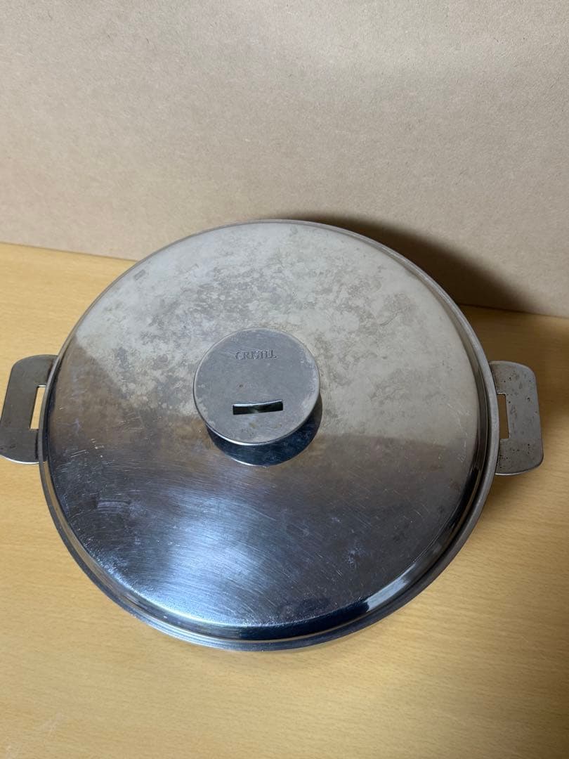 CRISTEL　クリステル　22cm　 両手鍋　ステンレス 両手鍋 中サイズ