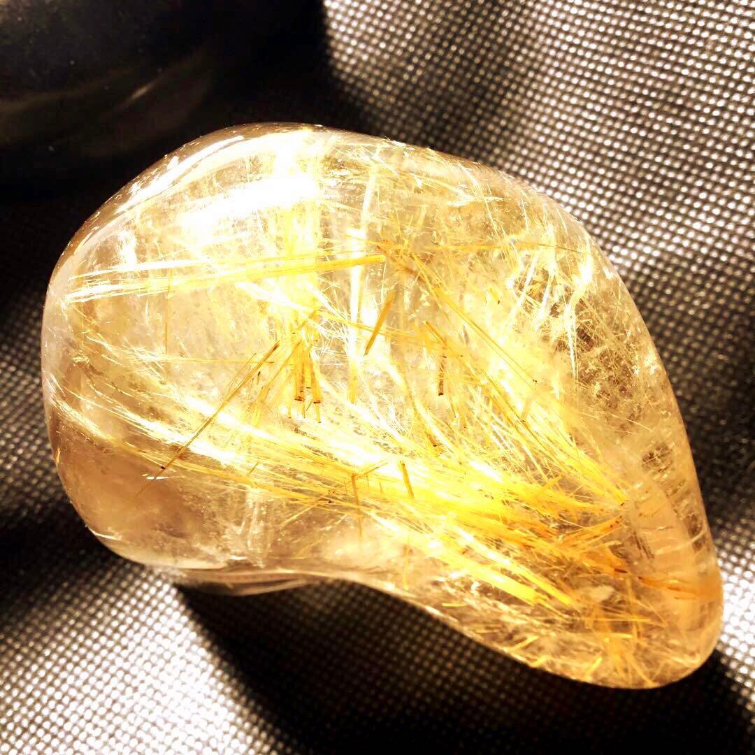 高品質　ルチルクォーツ置物　透明度高い　パワースートン　在庫処分　1点限定