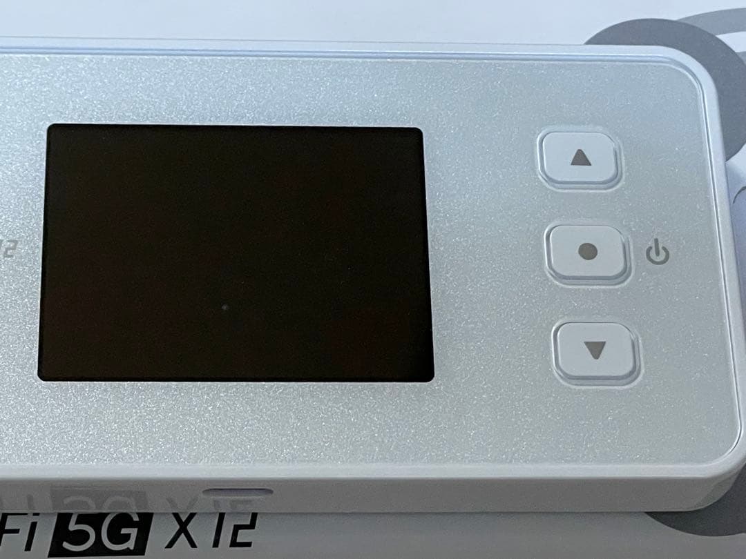 Speed Wi-Fi 5G X12 NAR03 モバイルルーター 付属品あり