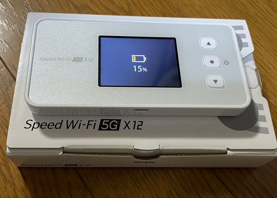 Speed Wi-Fi 5G X12 NAR03 モバイルルーター 付属品あり