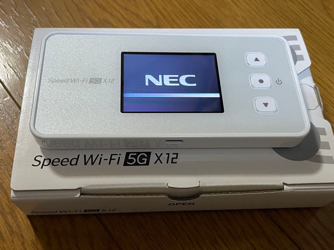 Speed Wi-Fi 5G X12 NAR03 モバイルルーター 付属品あり