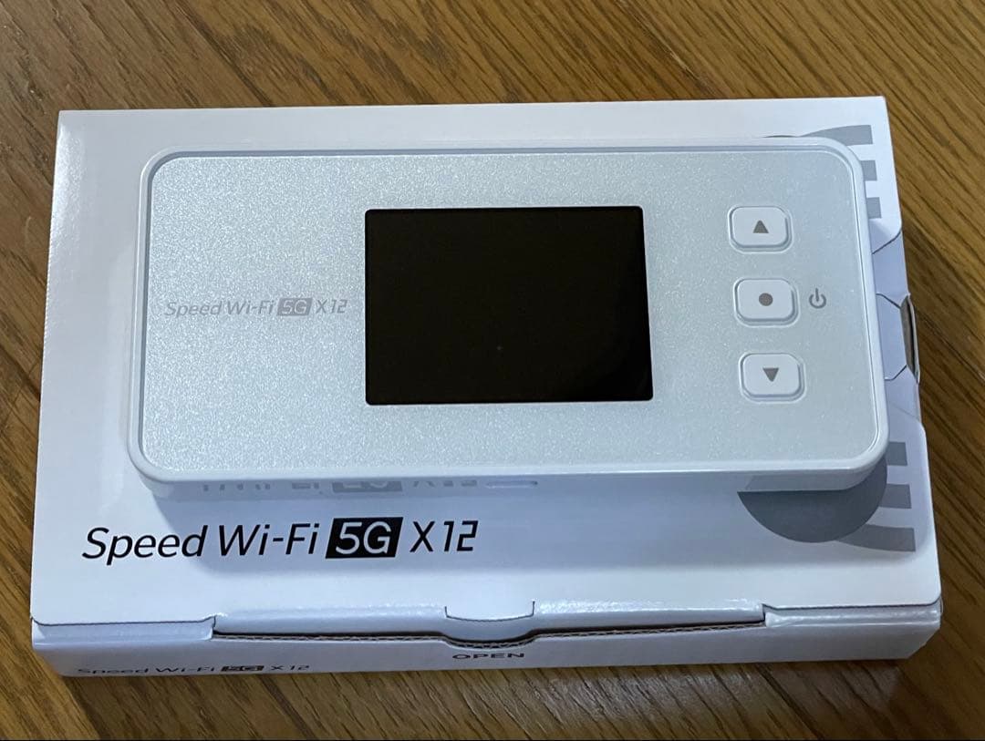 Speed Wi-Fi 5G X12 NAR03 モバイルルーター 付属品あり