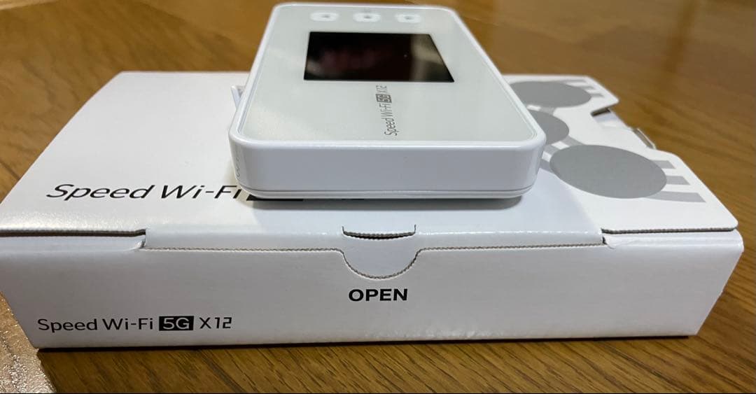 Speed Wi-Fi 5G X12 NAR03 モバイルルーター 付属品あり