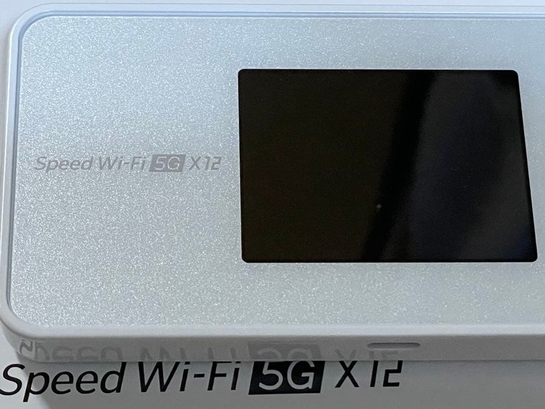 Speed Wi-Fi 5G X12 NAR03 モバイルルーター 付属品あり