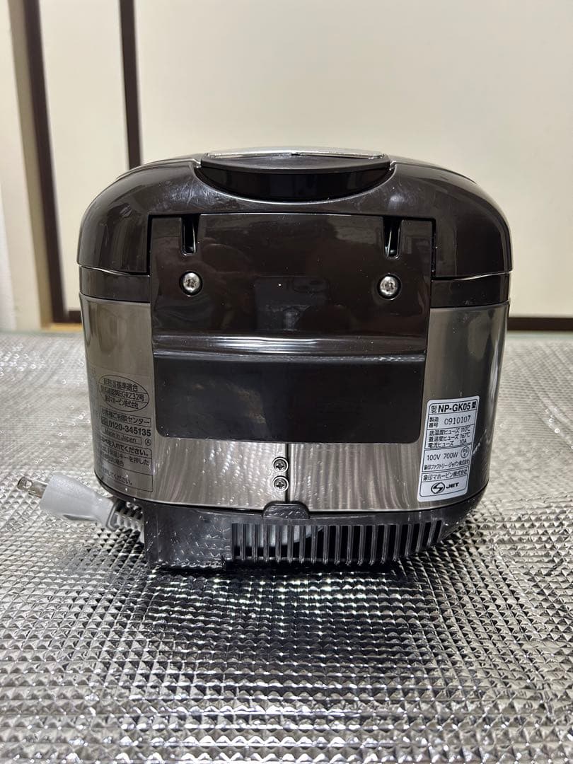 象印 NP-GK05 IH炊飯器 シルバー　2021年製