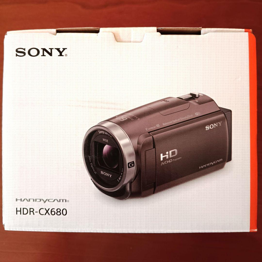 良品【SONY】 HDR-CX680 ブラウン ハンディカム