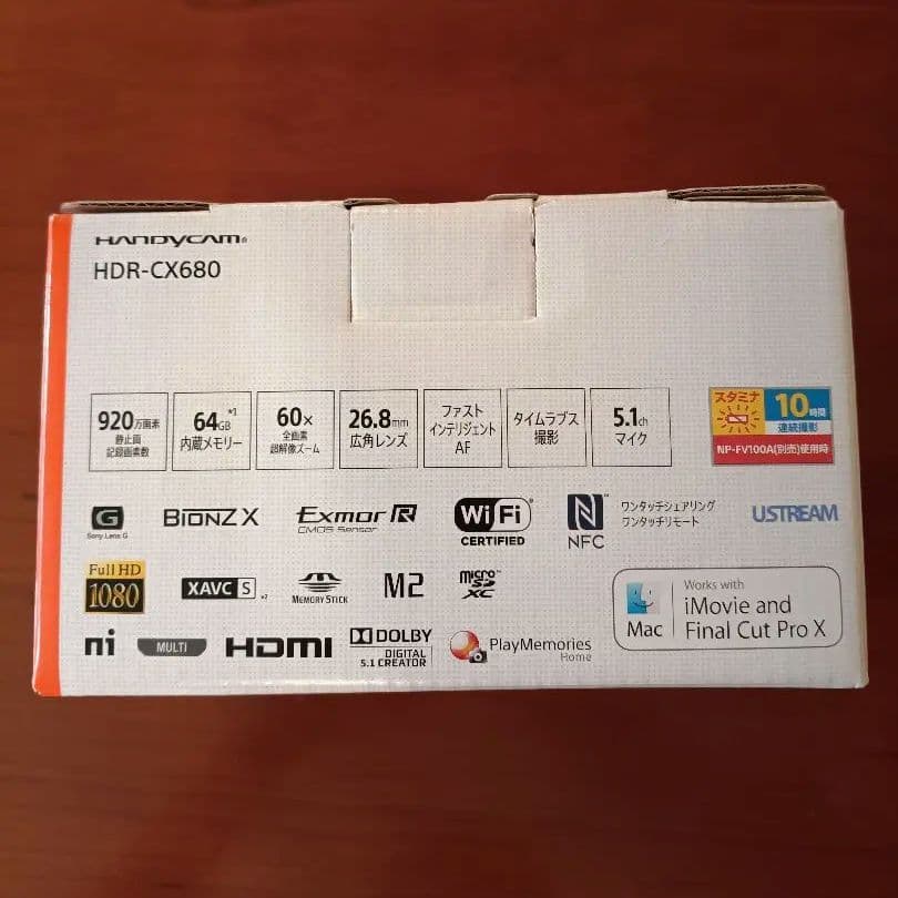 良品【SONY】 HDR-CX680 ブラウン ハンディカム