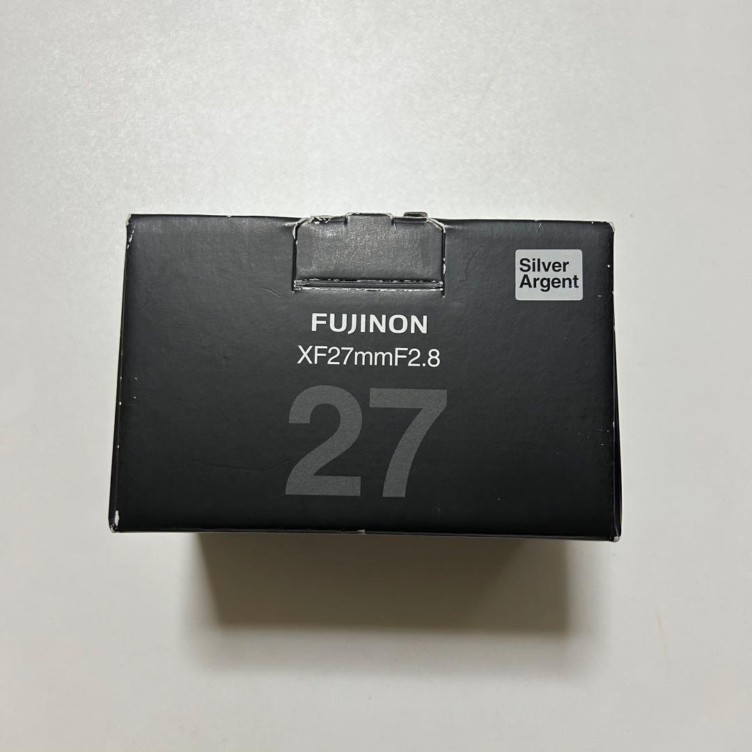 【シルバー】FUJIFILM FUJINON XF 27mm F2.8 レンズ