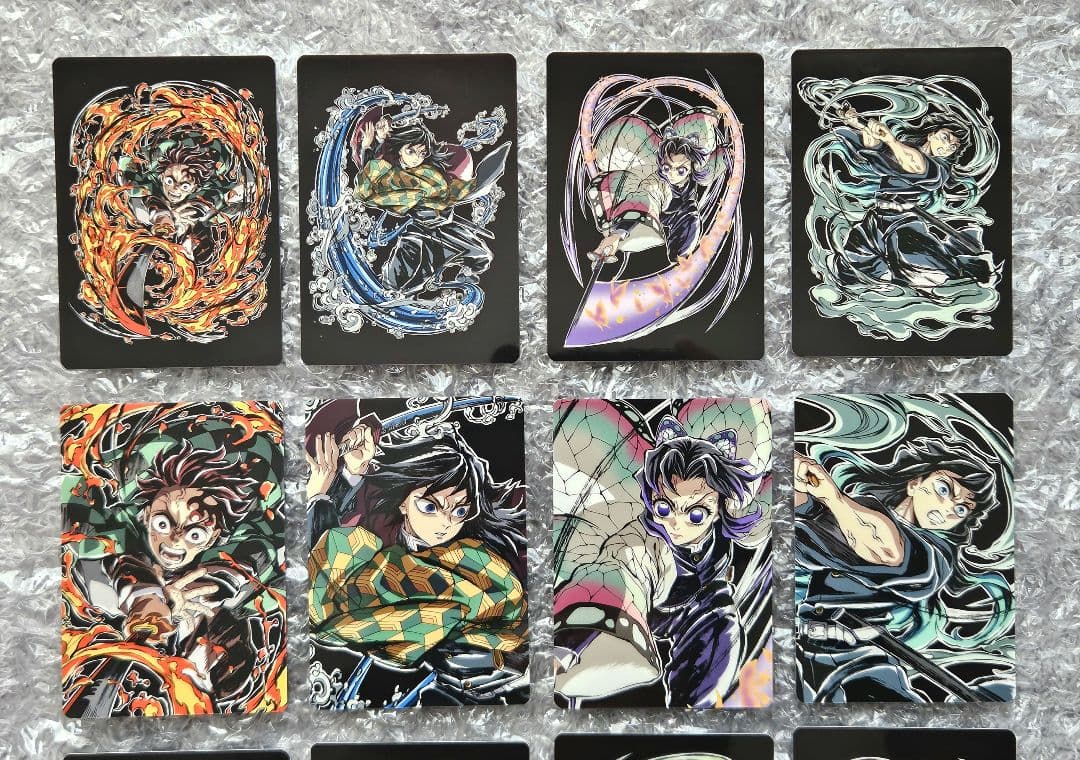 鬼滅の刃 EDロールランダムカード コンプセット　炭治郎　義勇　不死川