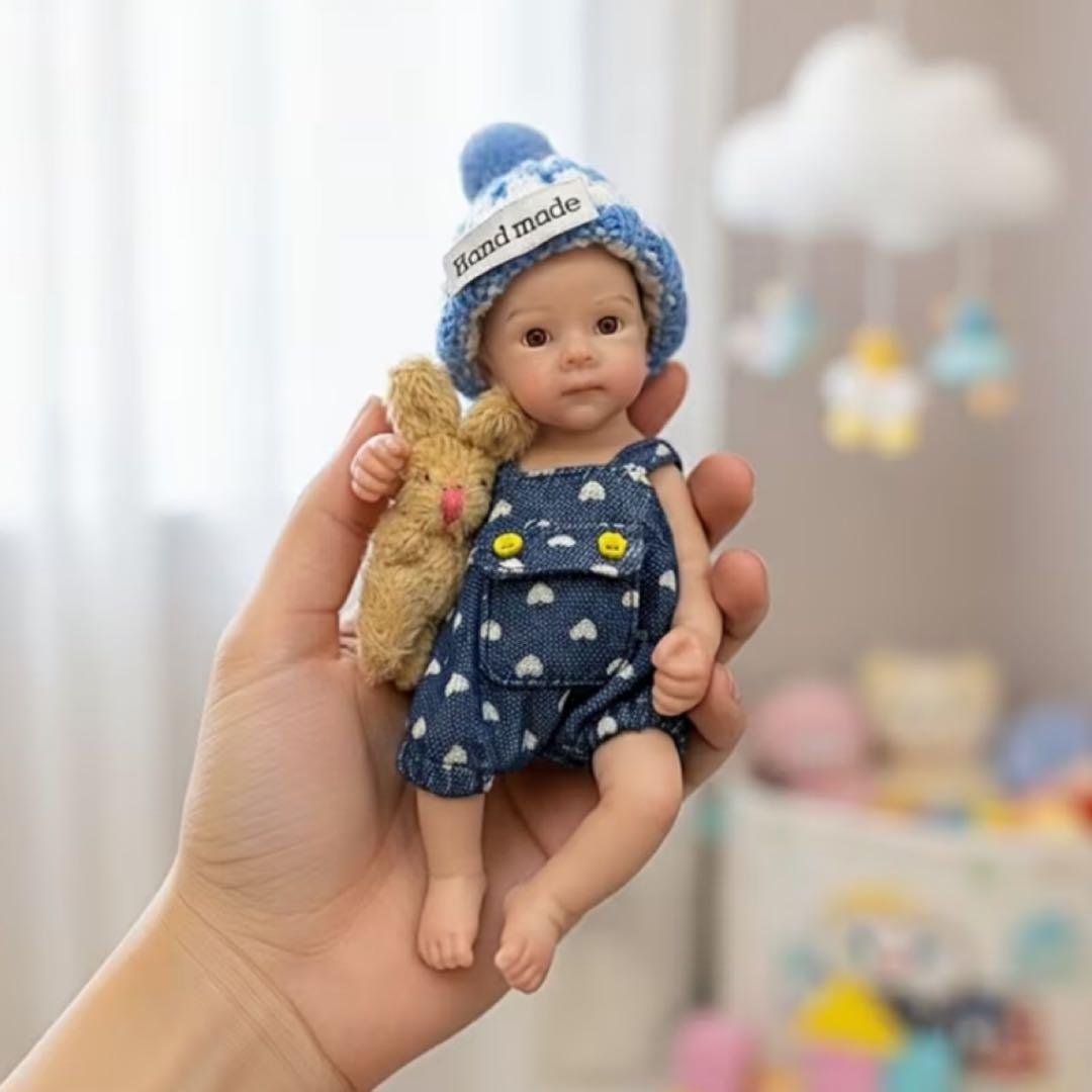 ★新品★リボーンドール フルシリコン 双子ちゃん 男の子&女の子15cm