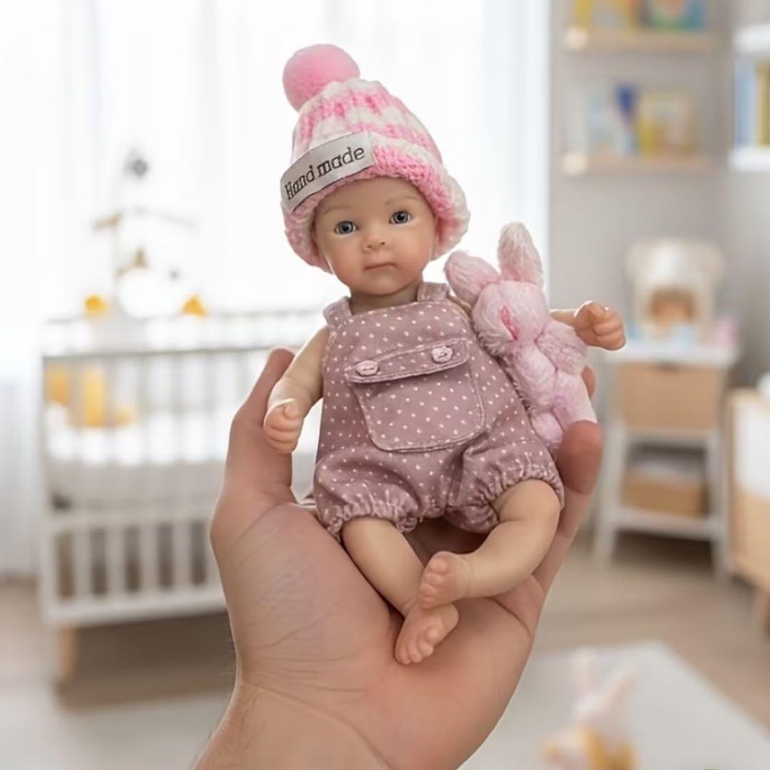 ★新品★リボーンドール フルシリコン 双子ちゃん 男の子&女の子15cm