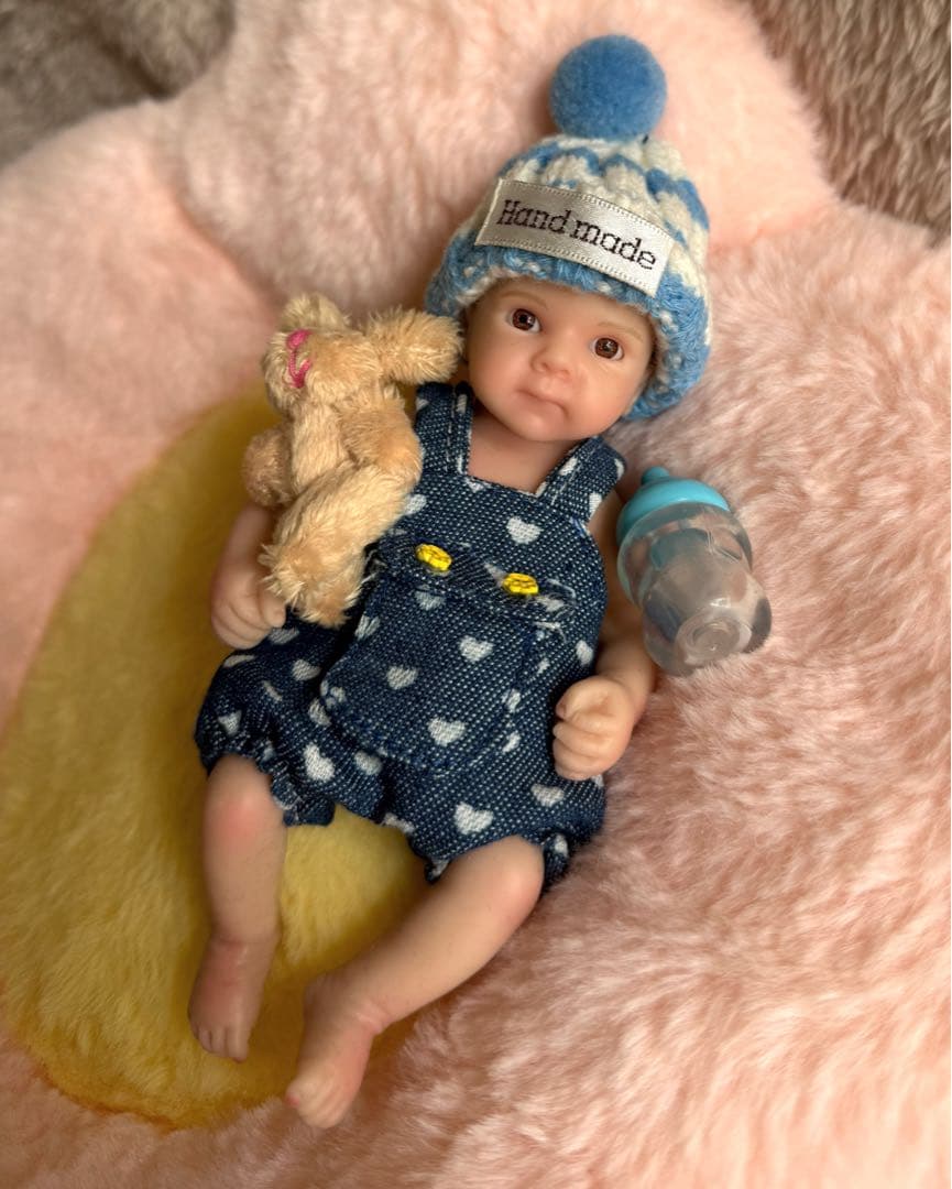 ★新品★リボーンドール フルシリコン 双子ちゃん 男の子&女の子15cm