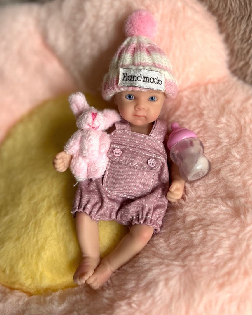 ★新品★リボーンドール フルシリコン 双子ちゃん 男の子&女の子15cm