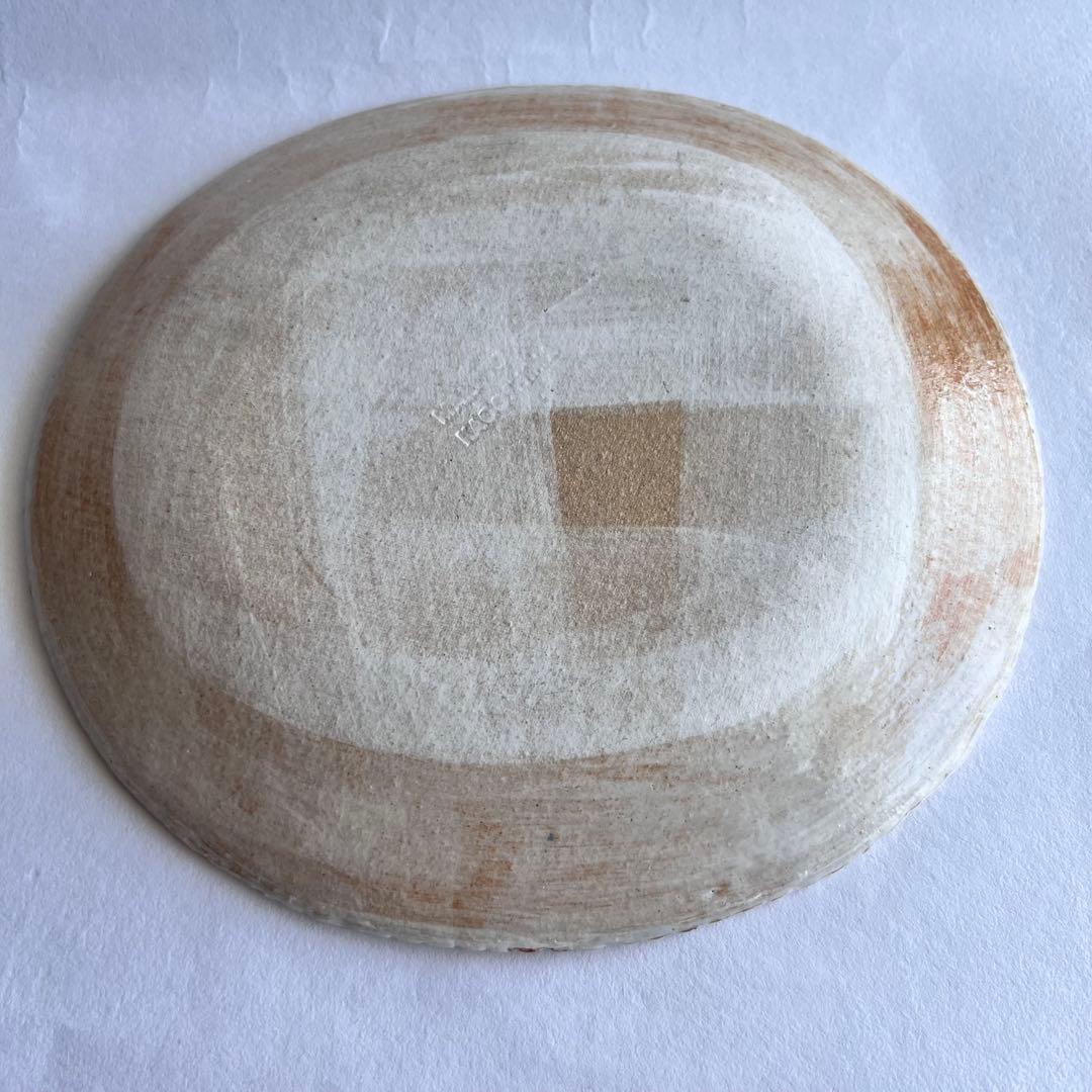 鹿児島睦 ハンドメイド 絵皿（ブルー） 未使用 美品