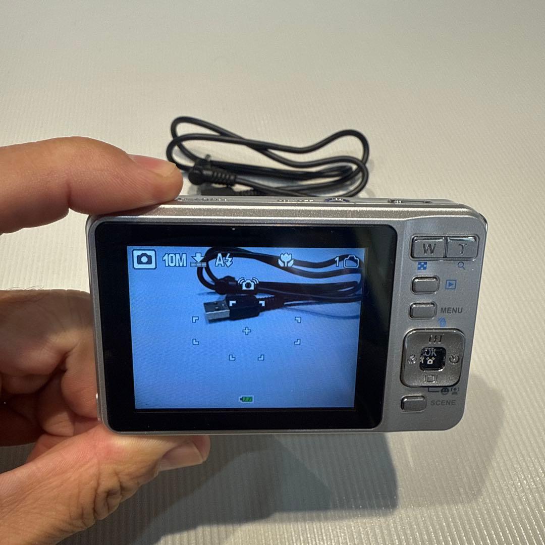 動作確認 PENTAX Optio E75 10.1メガピクセル 充電ケーブル付