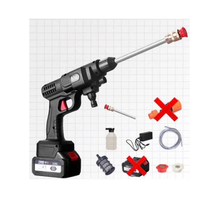 高圧洗浄機 充電式 コードレス ハンディ クリーナー 15000mAhバッテリー