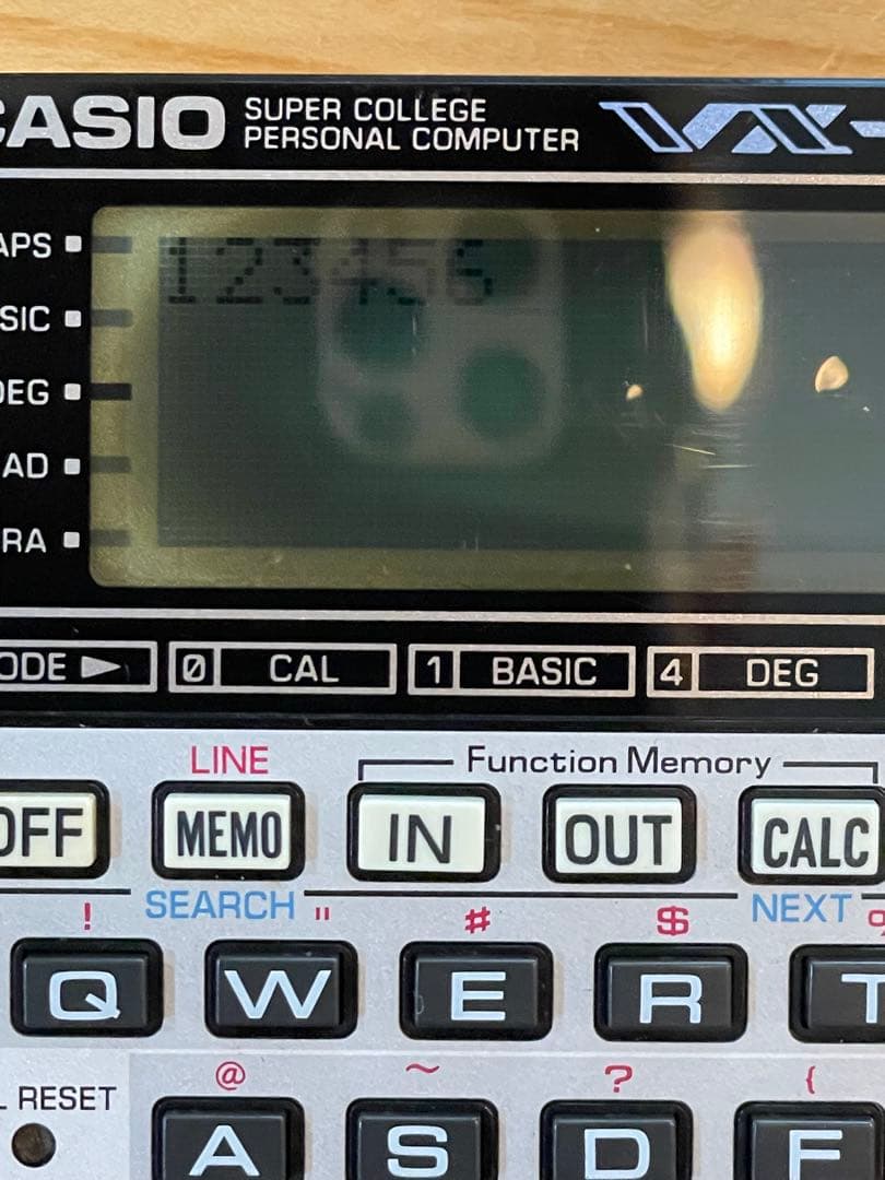 CASIO VX-4 スーパーカレッジ 本体+説明書