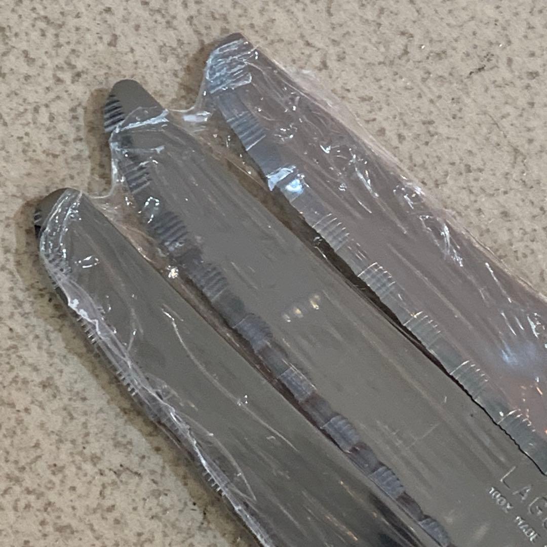 LAGUIOLE カトラリー3客セット グリーンマーブル　蜂モチーフ　フランス製