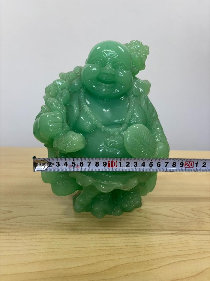 七福神 翡翠 布袋様 置物 縁起物 厄除け 布袋尊 子宝 商売繁盛 開運 風水