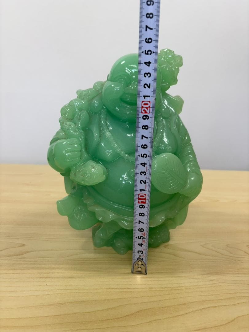 七福神 翡翠 布袋様 置物 縁起物 厄除け 布袋尊 子宝 商売繁盛 開運 風水