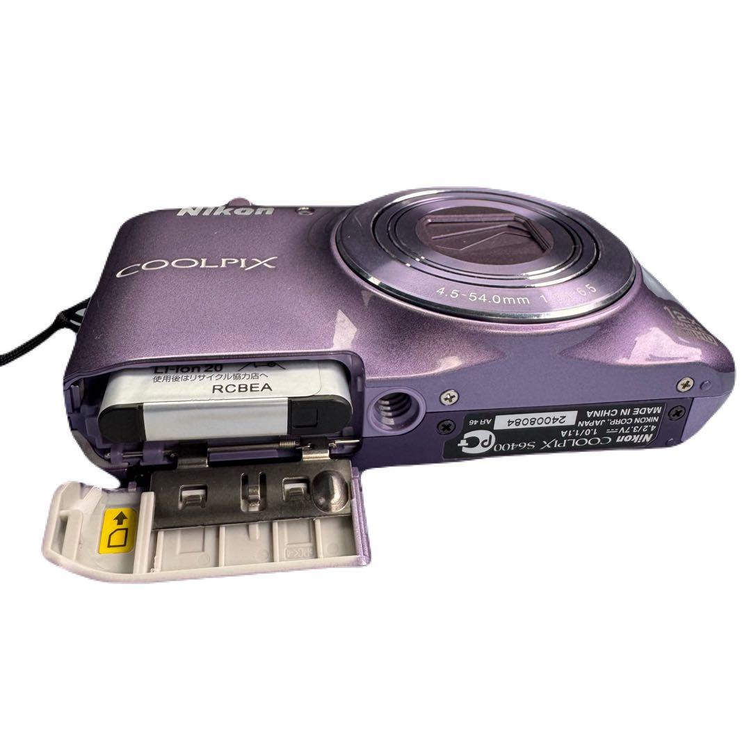 【美品】Nikon COOLPIX S6400 パープル　動作確認済