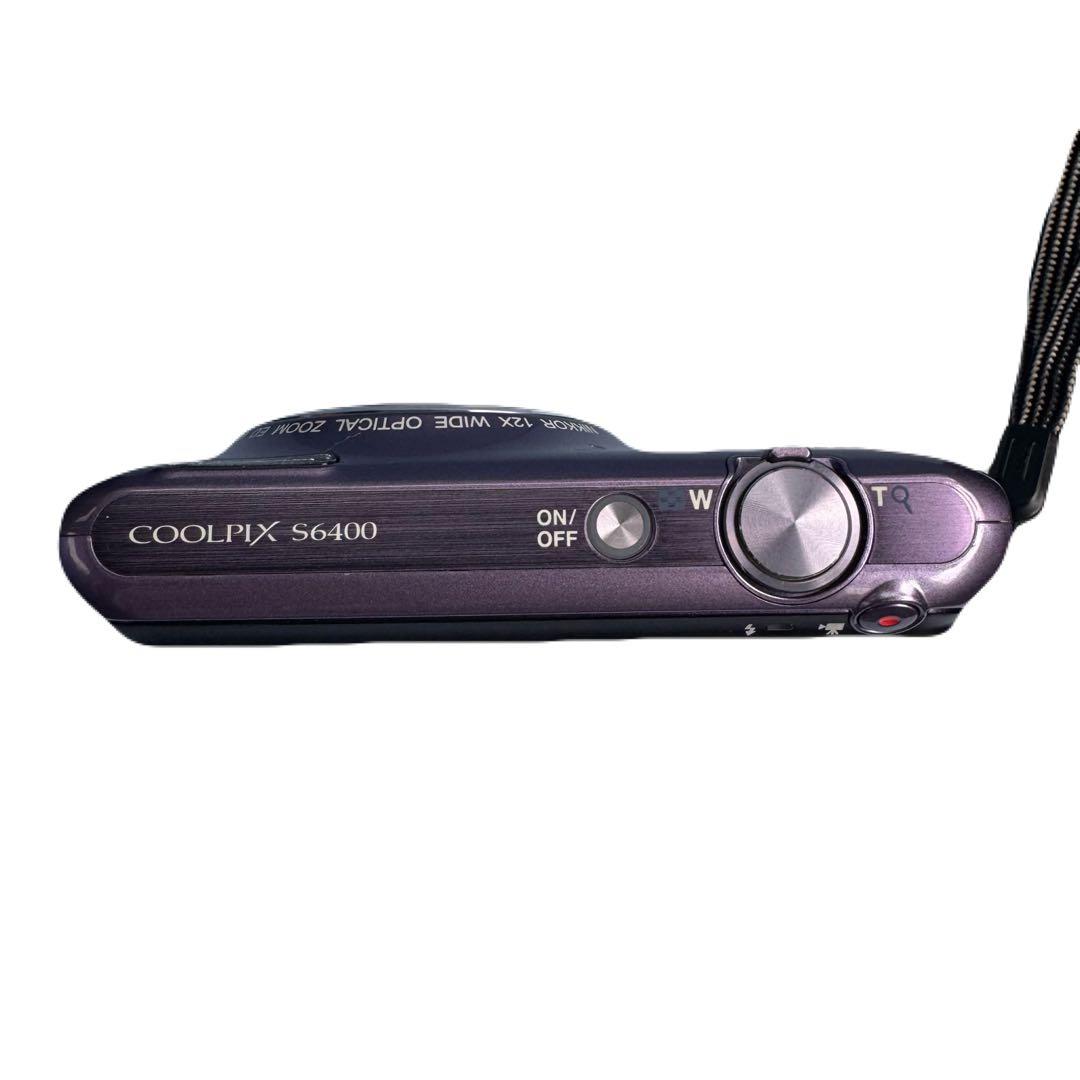 【美品】Nikon COOLPIX S6400 パープル　動作確認済