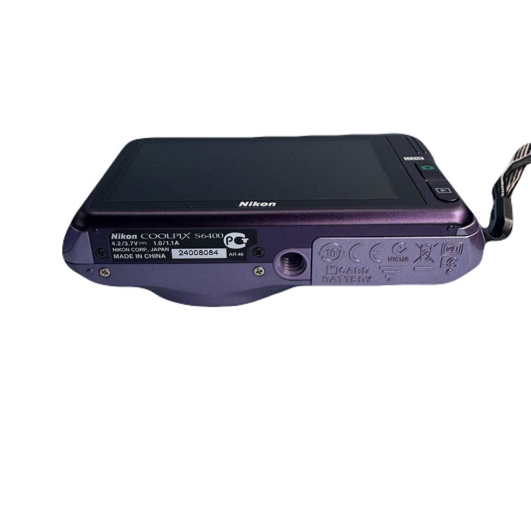 【美品】Nikon COOLPIX S6400 パープル　動作確認済