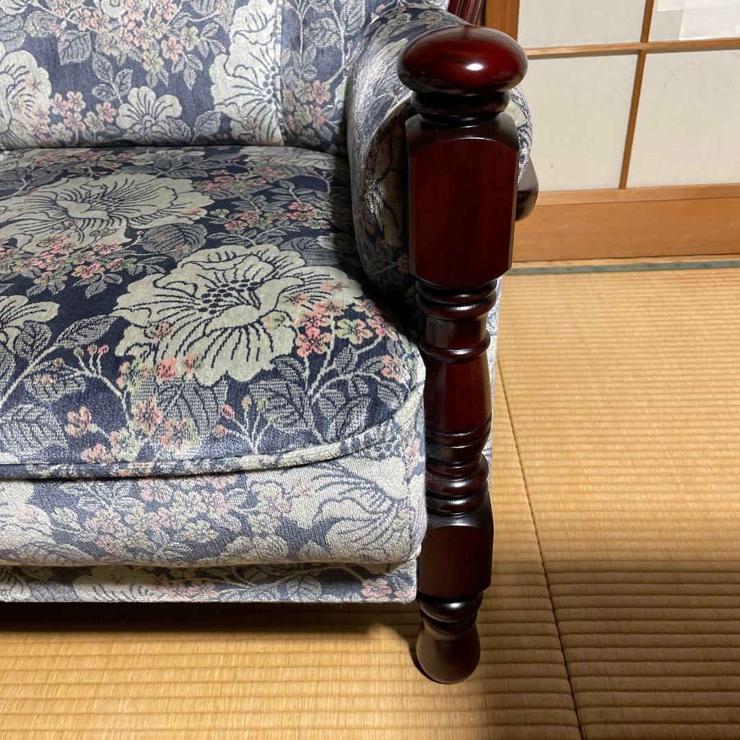 【2/20まで・キズあり】 karimoku カリモク 1人掛けソファ 送料込み