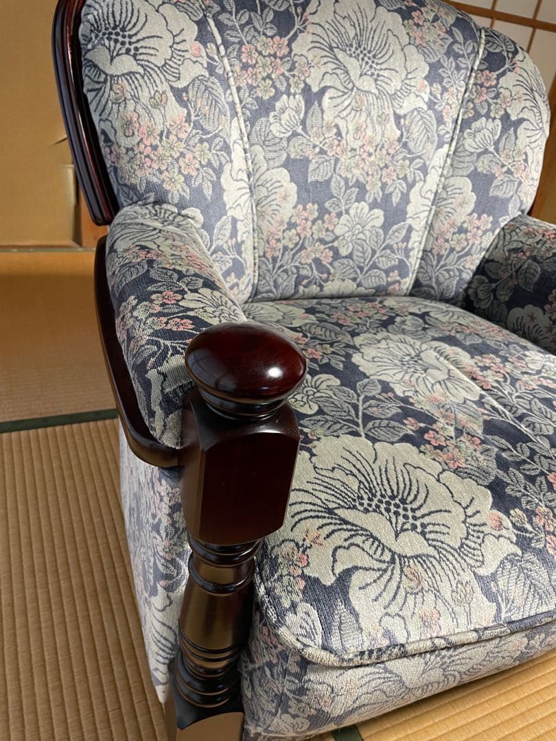 【2/20まで・キズあり】 karimoku カリモク 1人掛けソファ 送料込み