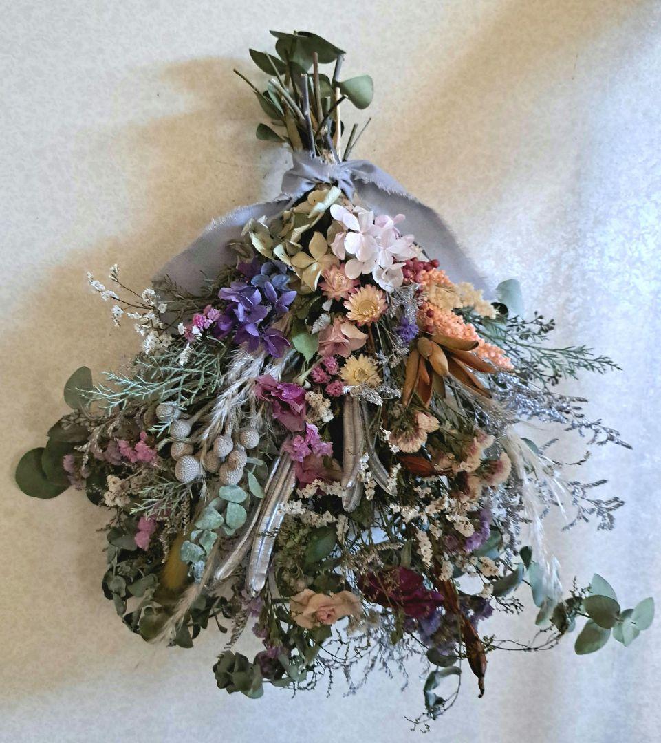 ふくさまご予約*ドライフラワースワッグ