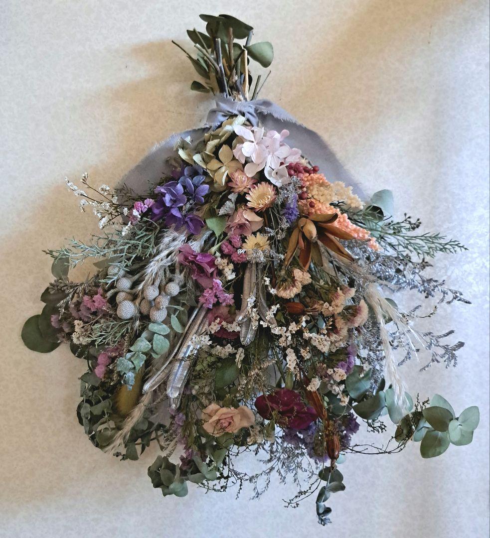 ふくさまご予約*ドライフラワースワッグ