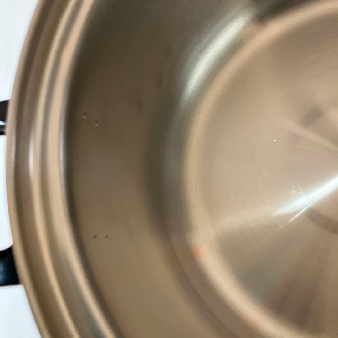 シモリュウ 18-10 電磁対応 エクストラ 深型 両手鍋 26cm 霜龍器物